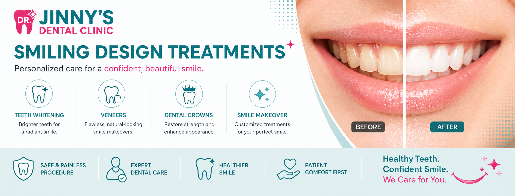Smile Designing in Shela, Ahmedabad at Dr. Jinny's Dental Clinic Shela